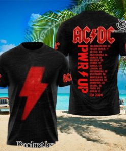 AC DC Rock Band All Over Printed Shirt 4351