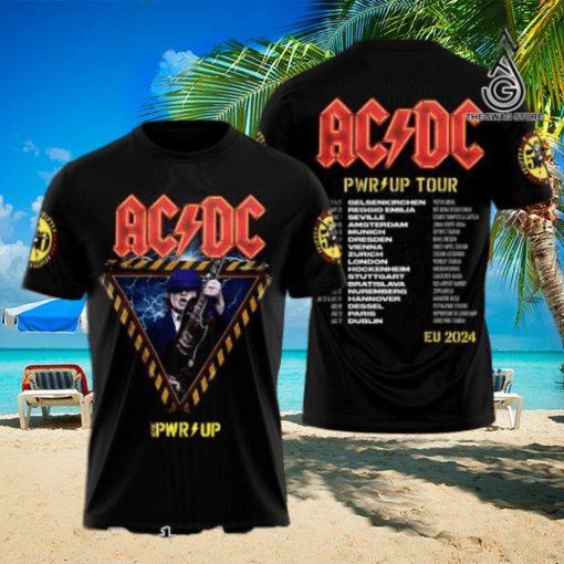 AC DC Rock Band All Over Printed Shirt  4363