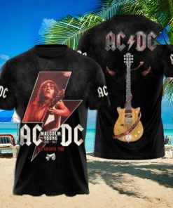 AC DC Rock Band All Over Printed Shirt 4609