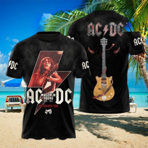 AC DC Rock Band All Over Printed Shirt 4609