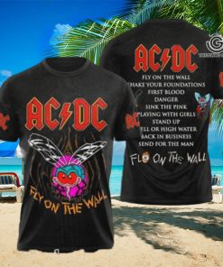 AC DC Rock Band All Over Printed Shirt 5209