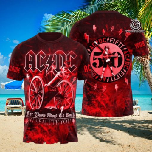 AC DC Rock Band All Over Printed Shirt 5959