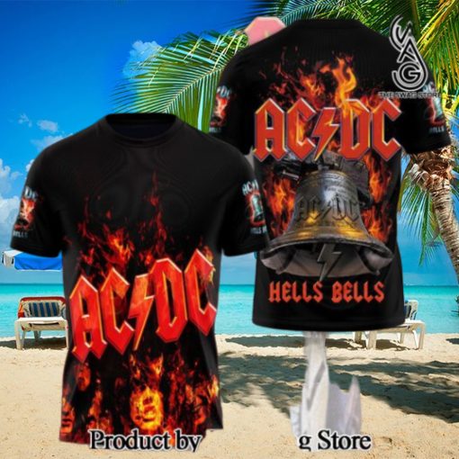 AC DC Rock Band All Over Printed Shirt 6049