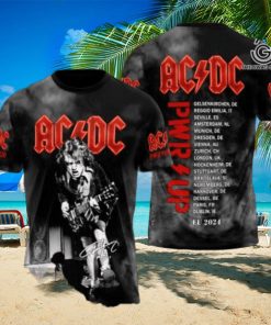 AC DC Rock Band All Over Printed Shirt 6085