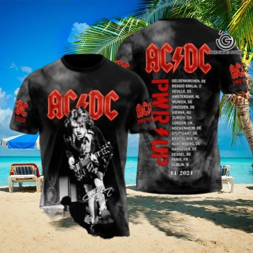 AC DC Rock Band All Over Printed Shirt 6085