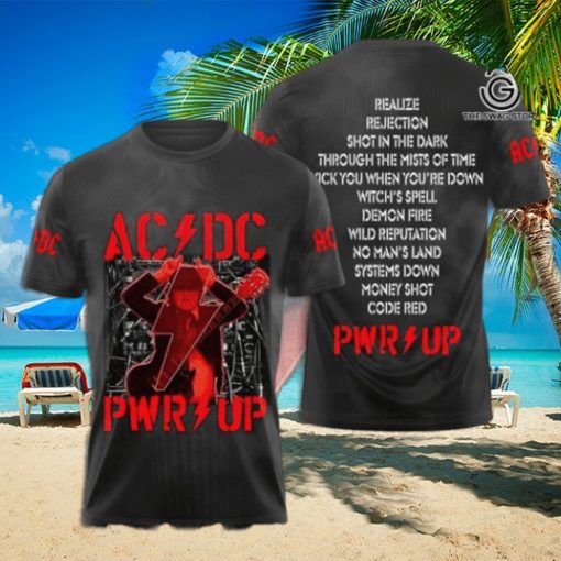 AC DC Rock Band All Over Printed Shirt 6391