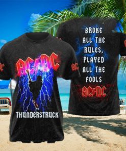 AC DC Rock Band All Over Printed Shirt 6493