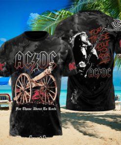 AC DC Rock Band All Over Printed Shirt 6541