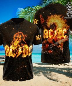 AC DC Rock Band Full Print Shirt 2091