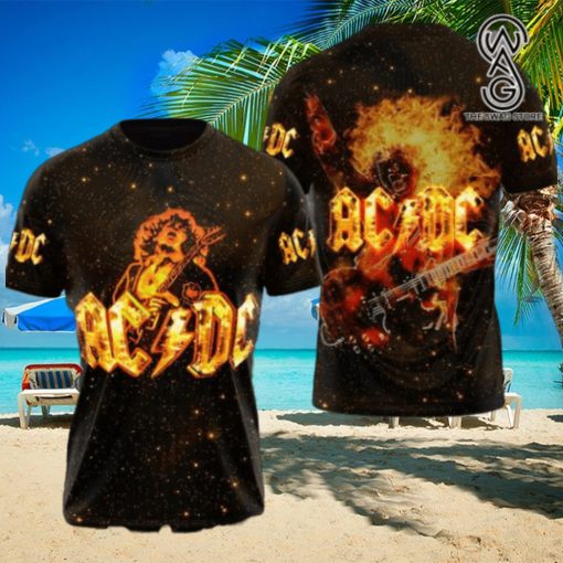 AC DC Rock Band Full Print Shirt 2091