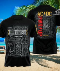 AC DC Rock Band Full Print Shirt 2133