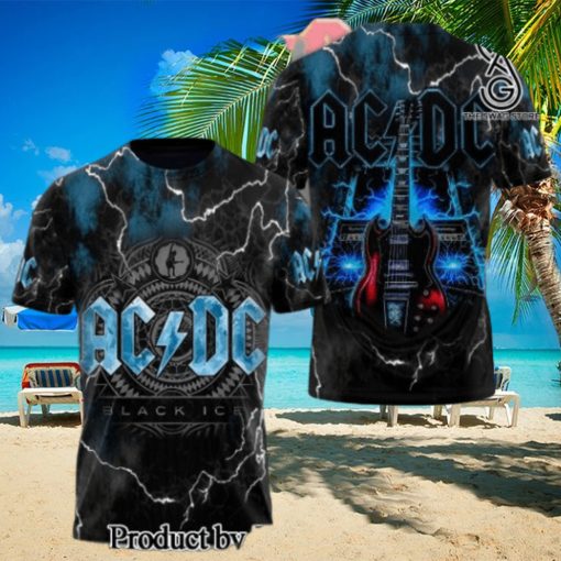 AC DC Rock Band Full Print Shirt 3219