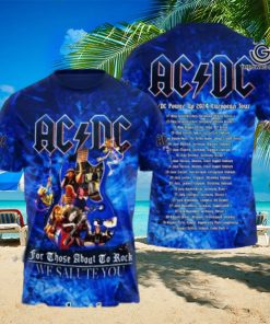 AC DC Rock Band Full Print Shirt 3225