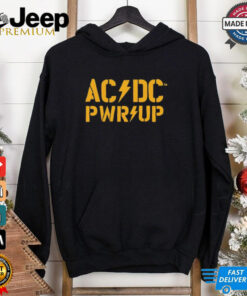 AC/DC Are You Ready PWR UP Tour 2025 shirt featuring bold typography and electrifying graphics inspired by the iconic band's upcoming tour, perfect for fans celebrating their legendary music.