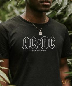 ACDC 50 Years of Iconic Logos Men’s T Shirt