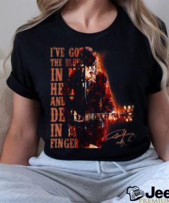 ACDC Angus Young I’ve Got The Blues In My Heart And The Devil In My Fingers T Shirt