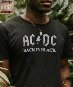 ACDC Back in Black 10 Band T Shirt