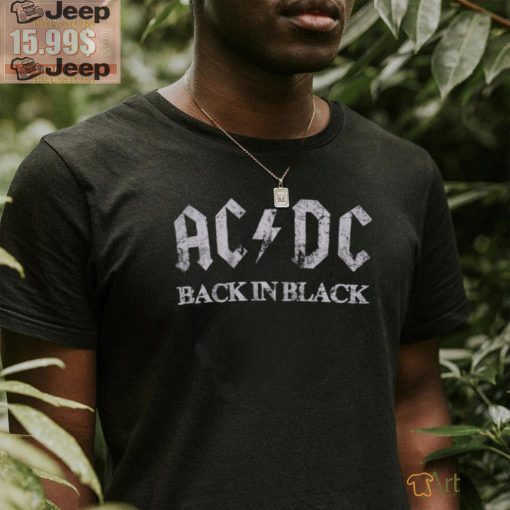 ACDC Back in Black 10 Band T Shirt