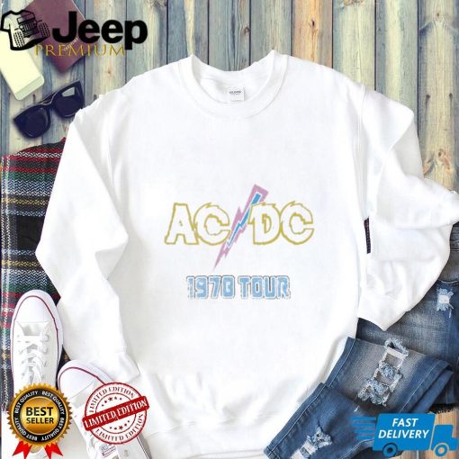 ACDC Girls High Voltage Graphic Crew Neck Sweatshirt, Size 4 16