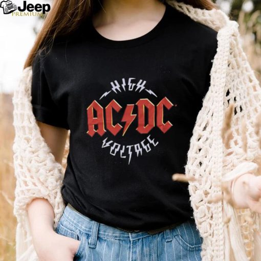 ACDC Men’s Officially Licensed High Voltage Tour Heavy Metal Rock T Shirt