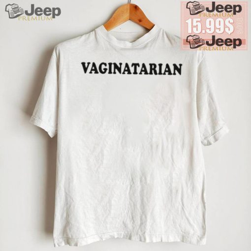 Jordyn Lucas Wearing Vaginatarian Shirt