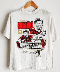 AFC Bournemouth Dom Solanke scores again shirt