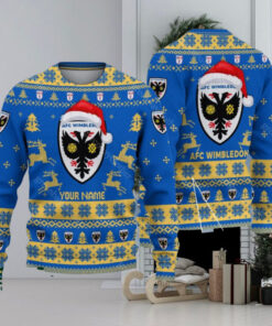 AFC Wimbledon EFL 2024 Ugly Christmas Sweater