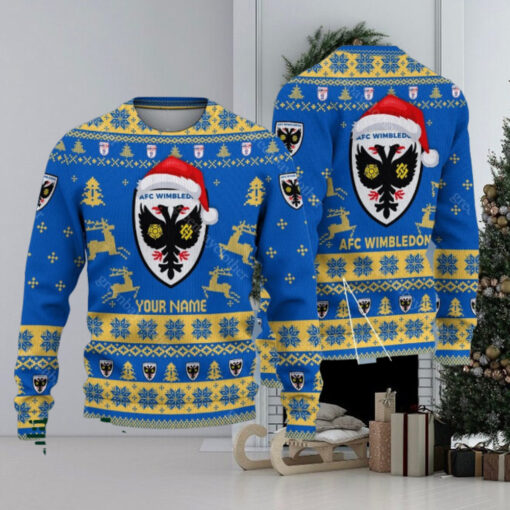 AFC Wimbledon EFL 2024 Ugly Christmas Sweater