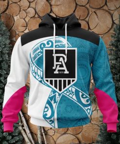 AFL Port Adelaide Custom Name Number Samoa Fight Cancer Pullover Hoodie