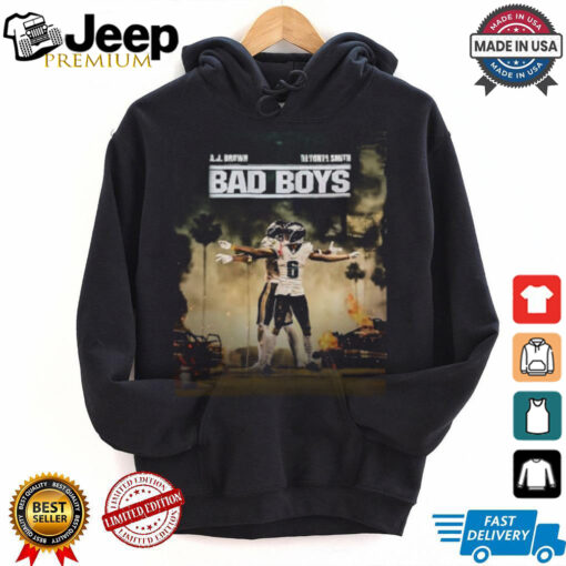 AJ Brown Devonta Smith Bad Boys Philadelphia Eagles T Shirt