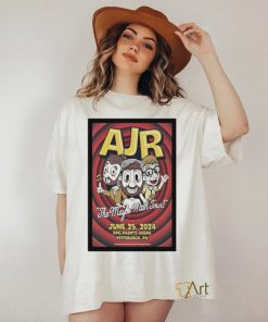 AJR Jun 25 2024 PPG Paints Arena in Pittsburgh PA Poster Shirt