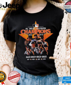 AL West Champions Houston Astros Back To Back To Back To Back Shirt