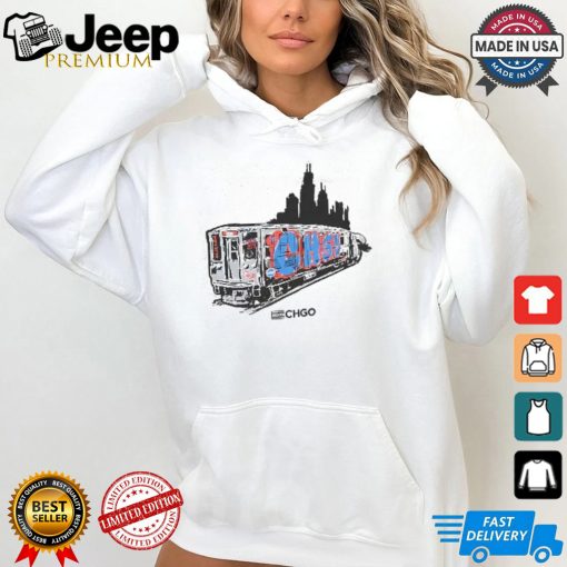 ALLCITY Adult Chicago L Train T Shirt