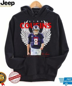 Atlanta Falcons Kirk Cousins with wings signature shirt