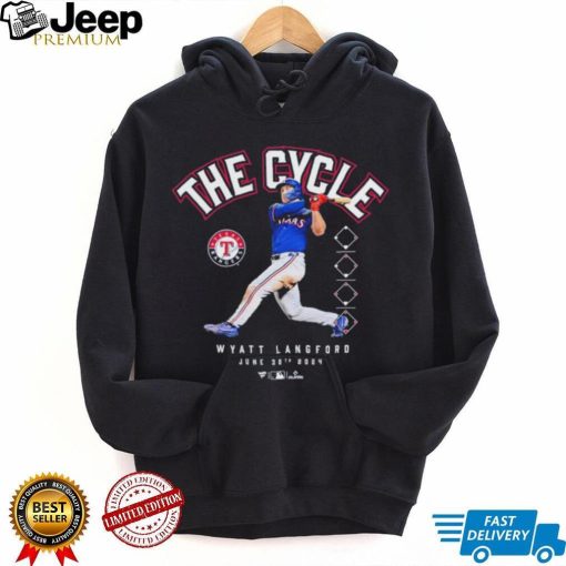 Official Wyatt Langford Texas Rangers Cycle 2024 Shirt