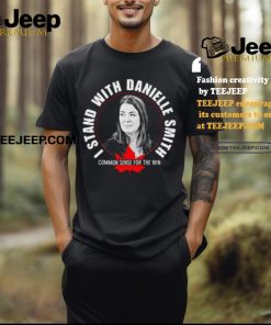 I Stand With Danielle Smith Bella Canvas Signature Shirt