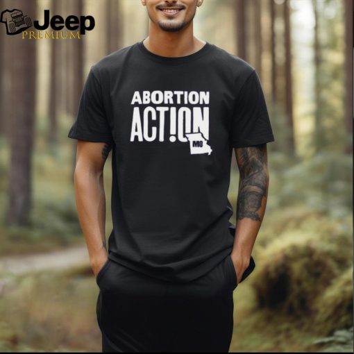 Abortion Action In Missouri Ladies Boyfriend Shirt