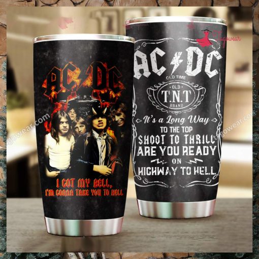 Ac Dc I Got My Bell I’m Gonna Take You To Hell Tumbler