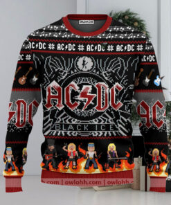 Acdc Rock Band Ugly Christmas Sweaters