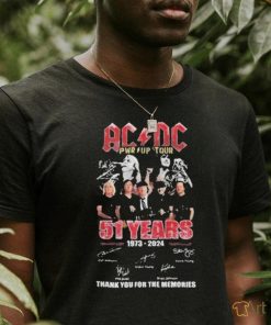 Acdc World Tour 2024 Pwr Thank Memories T Shirt