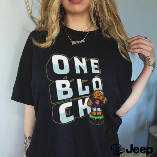 Acookiegod One Block T shirt