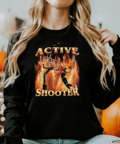 Active Shooter Basketball Adult Unisex T Shirt