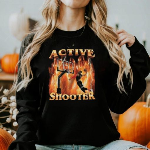 Active Shooter Basketball Adult Unisex T Shirt