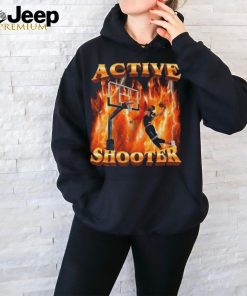 Active shooter basketball shirt