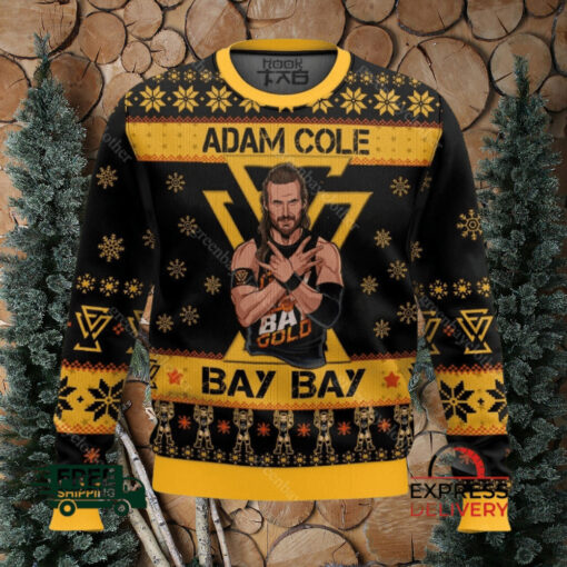 Adam Cole Bay Bay Adam Cole Ugly Christmas Sweater