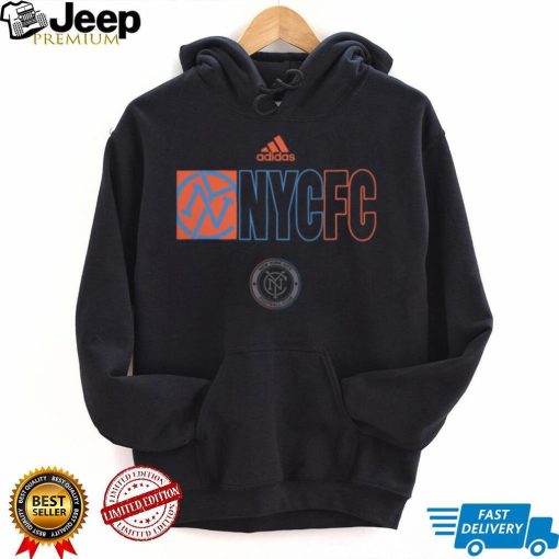 Adidas Adult New York City FC 2024 Jersey Hook Black Long Sleeve Shirt