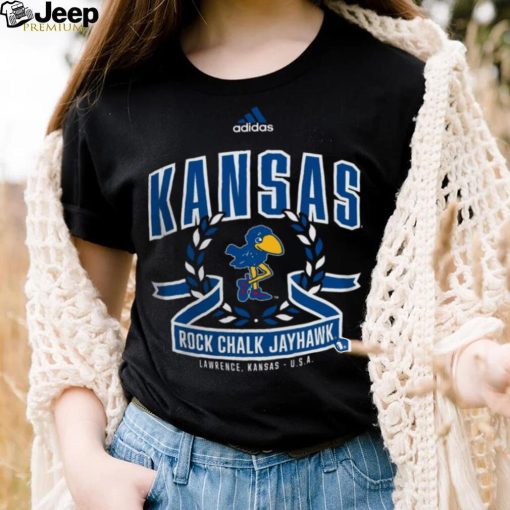 Adidas Men’s Kansas Jayhawks Black Class Dismissed T Shirt