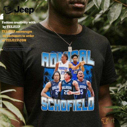 Admiral Schofield basketball player lightning vintage shirt