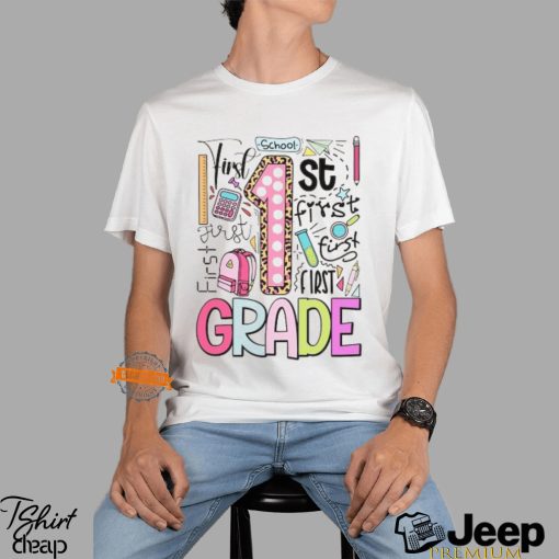 Adorable First Grade Shirt for Girl Back to School Shirt