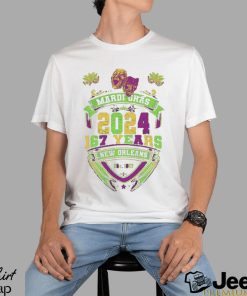 Adult Mardi Gras Vintage 2024 Tee Shirt